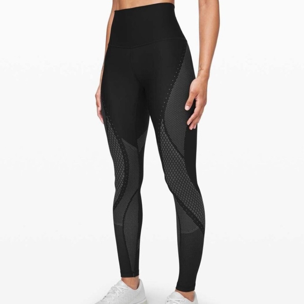 *NEW* Lululemon Mapped Out High-Waisted Black Leggings Size 8